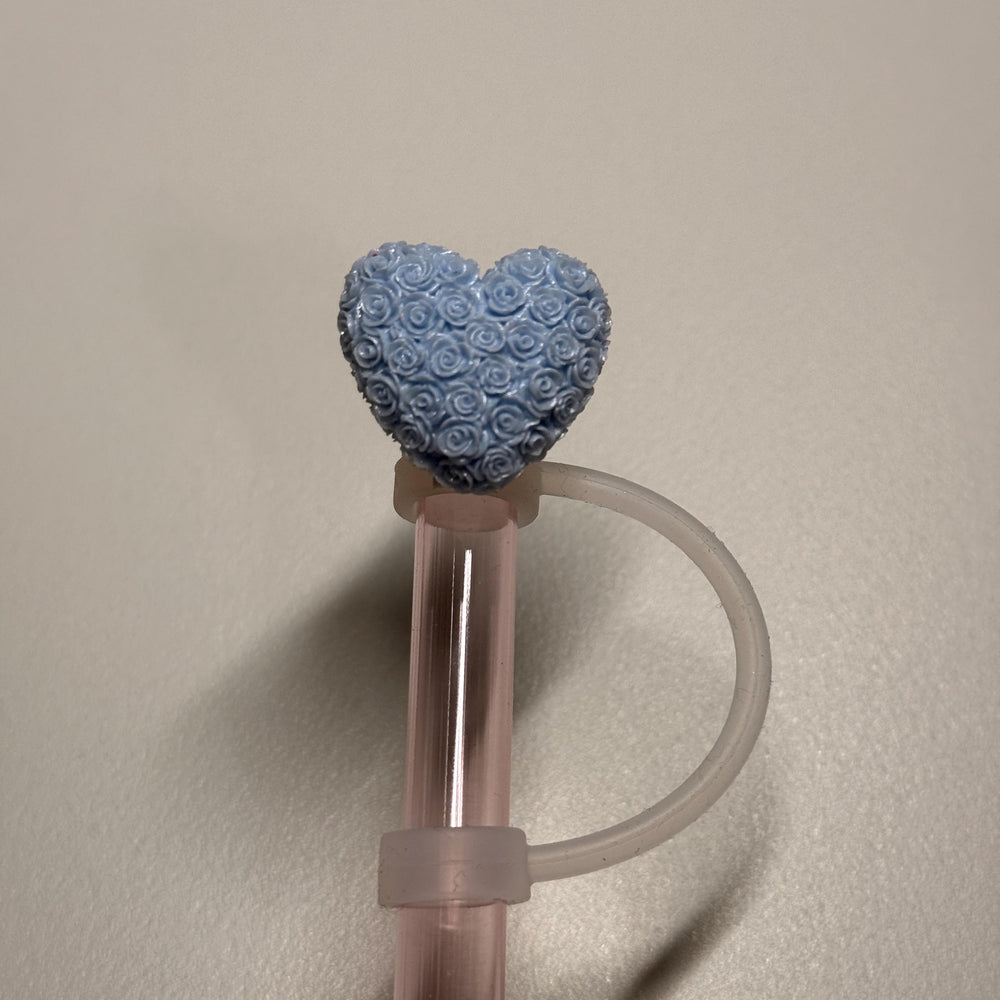 Rose Heart Straw Cap Topper, for Valentine Stanley 20 30 or 40 oz Tumblers, unique minimalist gift accessories