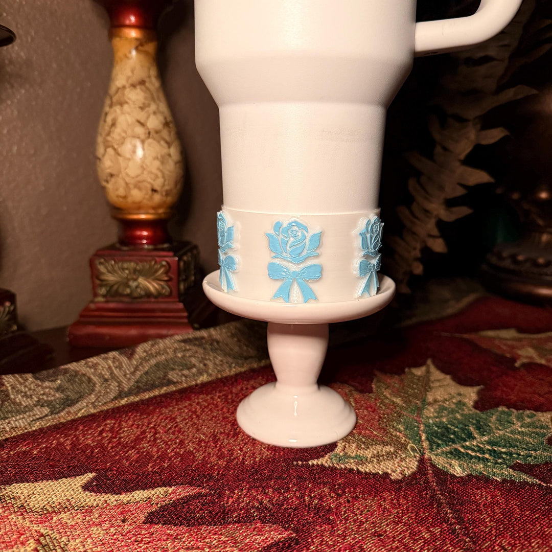 NEW LSF Couquette Ribbon Bow and Rose Tumbler Boot, Fit the Love Shack Fancy Stanley, Rose Bow Design, HydroJug Accessories, Unique gift