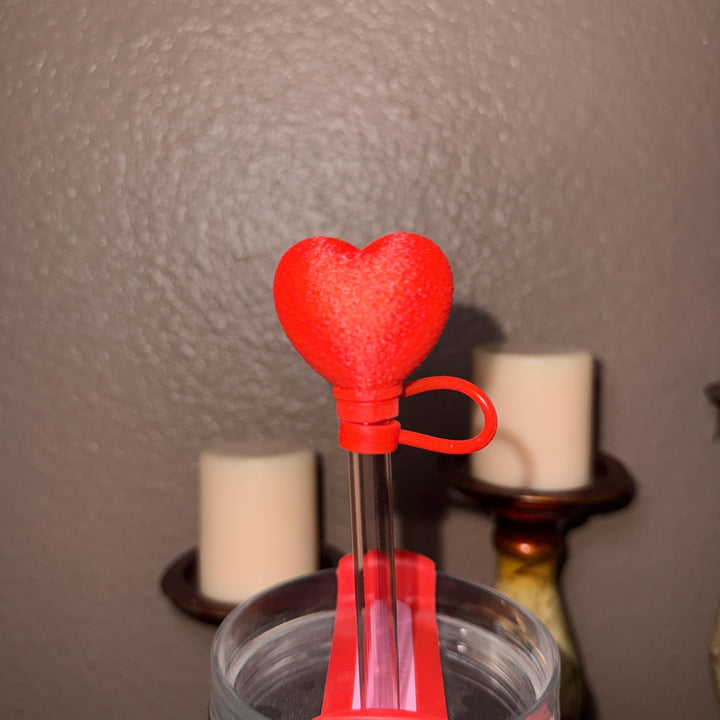Rose Straw Cap Topper, for Valentine Stanley 20 30 or 40 oz Tumblers, unique minimalist gift accessories