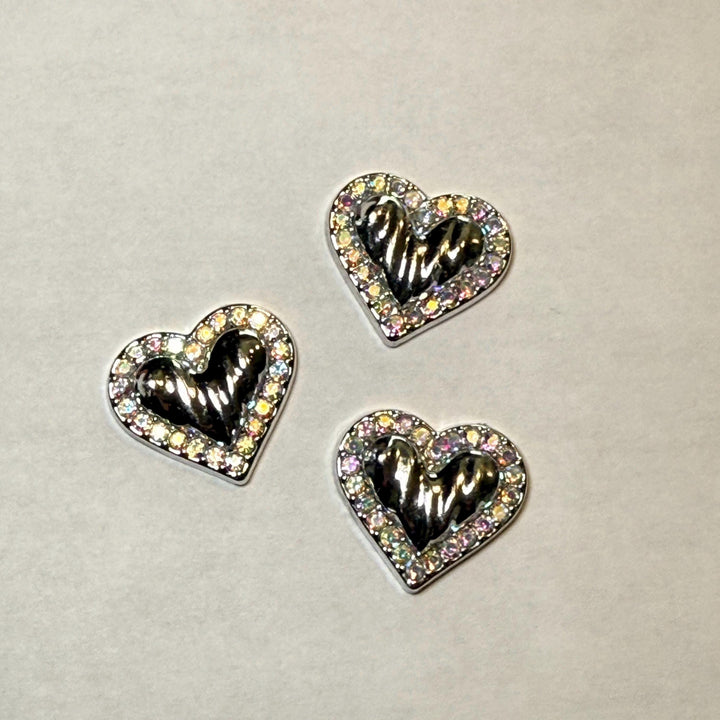 Rhinestone Heart Tumbler Charm Magnets, Tumbler Accessories, magnetic Stanley decorations, locker magents, refrigerator magnets, unique gift