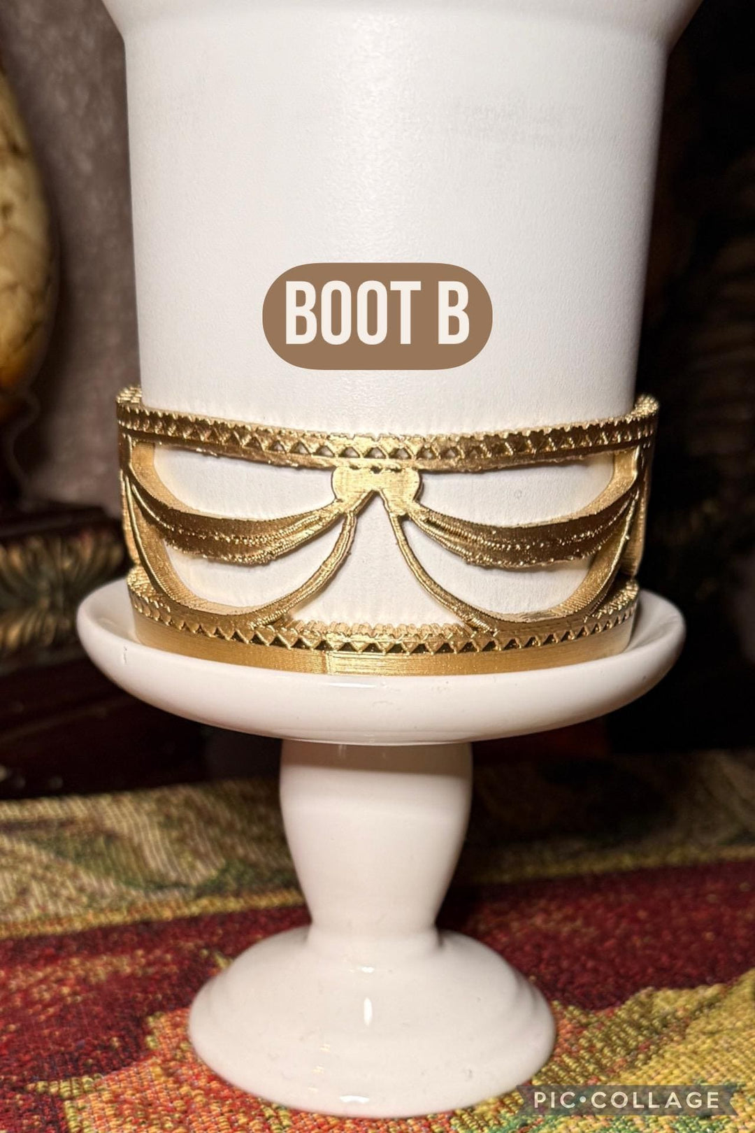 Gold Velvet Valentine Pink Red Velvet Tumbler Boot or Halo, Protective Sleeve, fits 20 30 or 40 oz Stanley