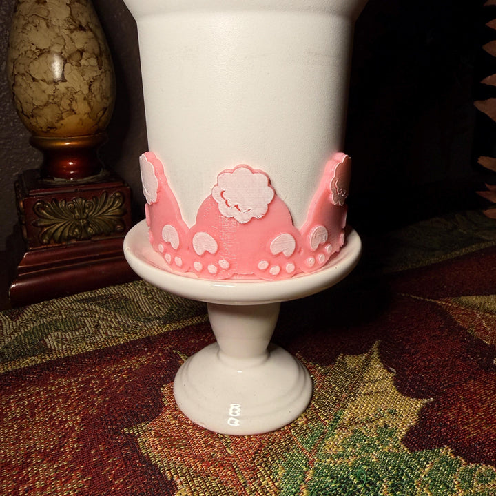 Easter Bunny Butt Tumbler Boot, Spring Cottontail, White Pink Pastel Easter Bunnies, Fit's Stanley and other Tumblers, Protective Sleeve