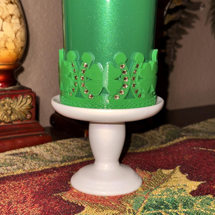 Rhinestone Clover Horseshoe Shamrock Tumbler Boot, Cup Boot Sleeve, St Patrick’s Day Clover, Fit's Stanley Tumblers, Protective Sleeve
