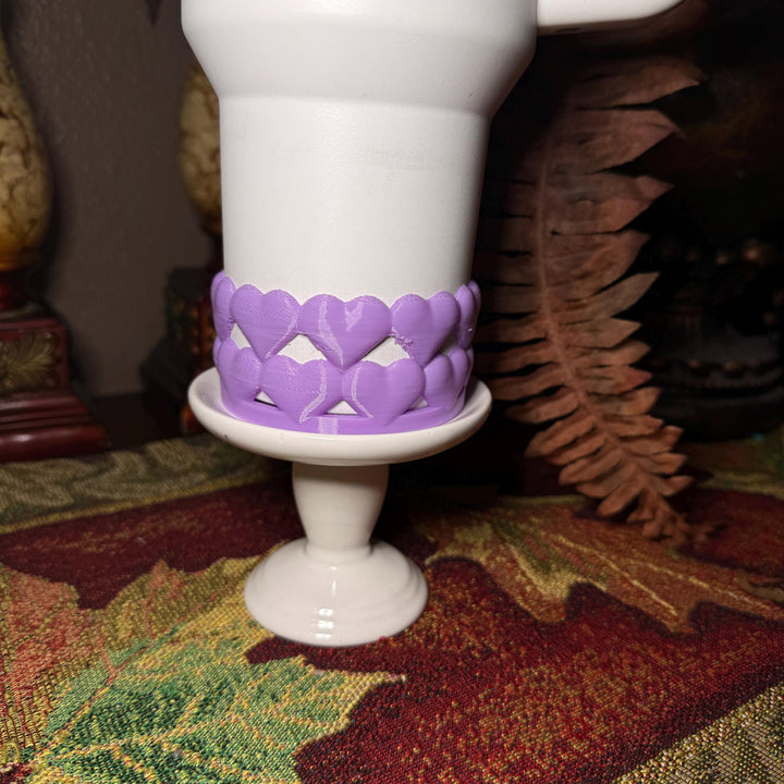 Puffy Heart Red Valentine Tumbler Boot and Topper, Fit’s 20 30 and 40 oz Stanley Tumblers and others, Quencher and Pro Tour, HOT SELLER