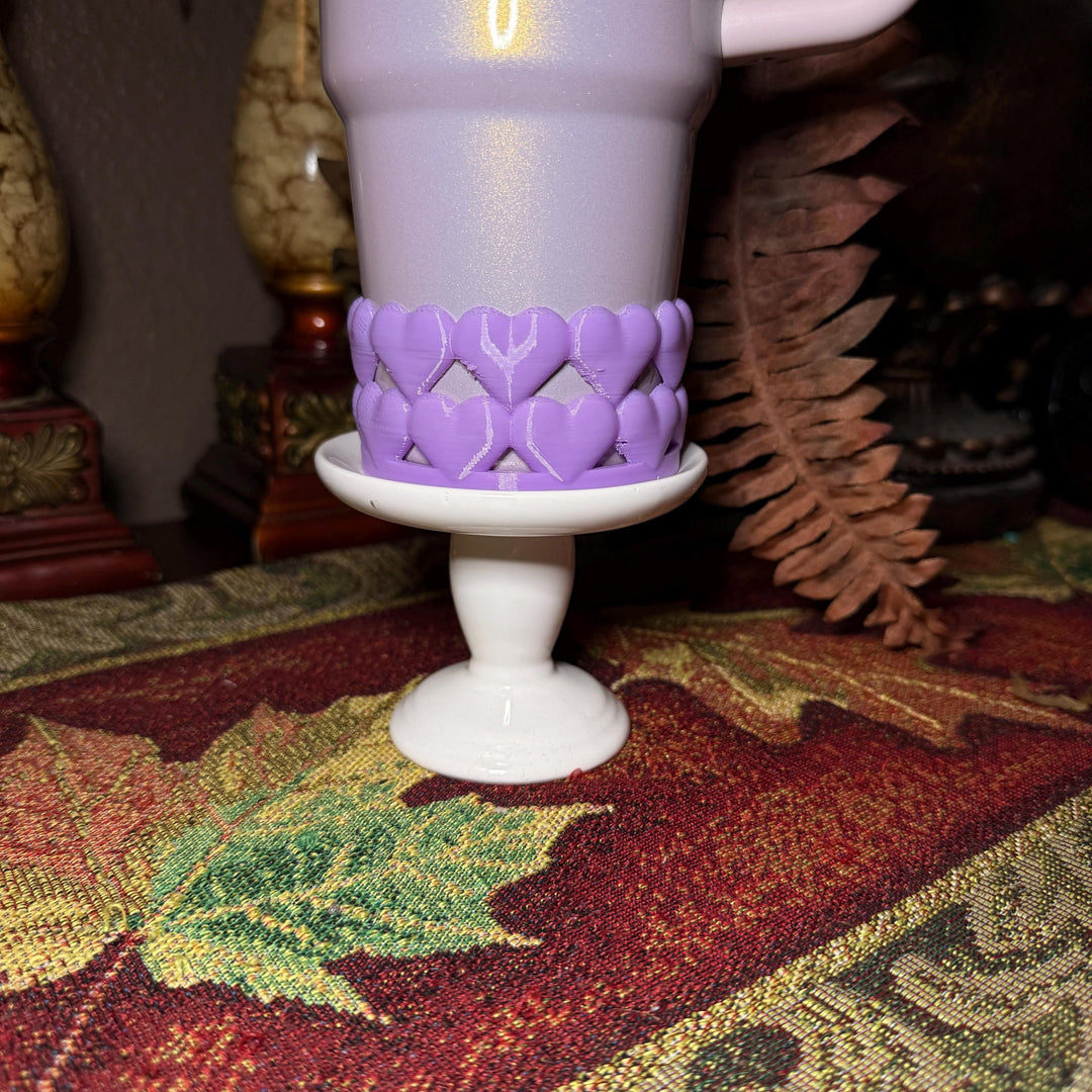 Puffy Heart Red Valentine Tumbler Boot and Topper, Fit’s 20 30 and 40 oz Stanley Tumblers and others, Quencher and Pro Tour, HOT SELLER