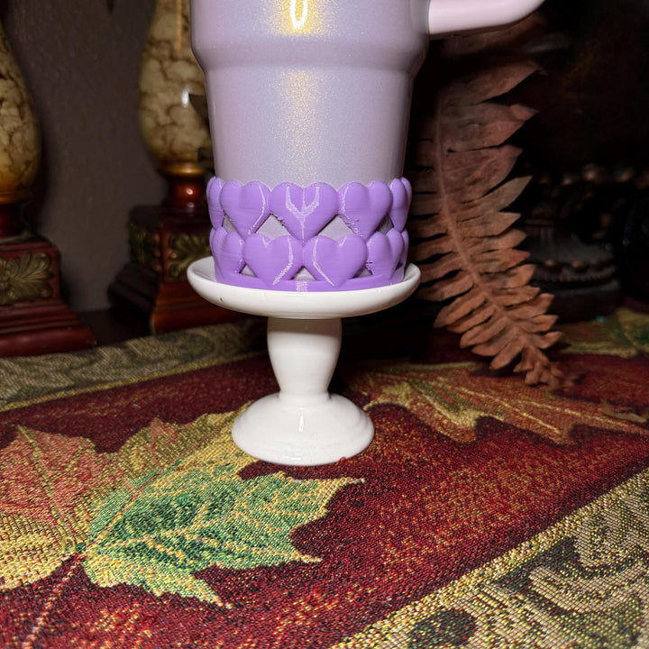 Puffy Heart Red Valentine Tumbler Boot and Topper, Fit’s 20 30 and 40 oz Stanley Tumblers and others, Quencher and Pro Tour, HOT SELLER