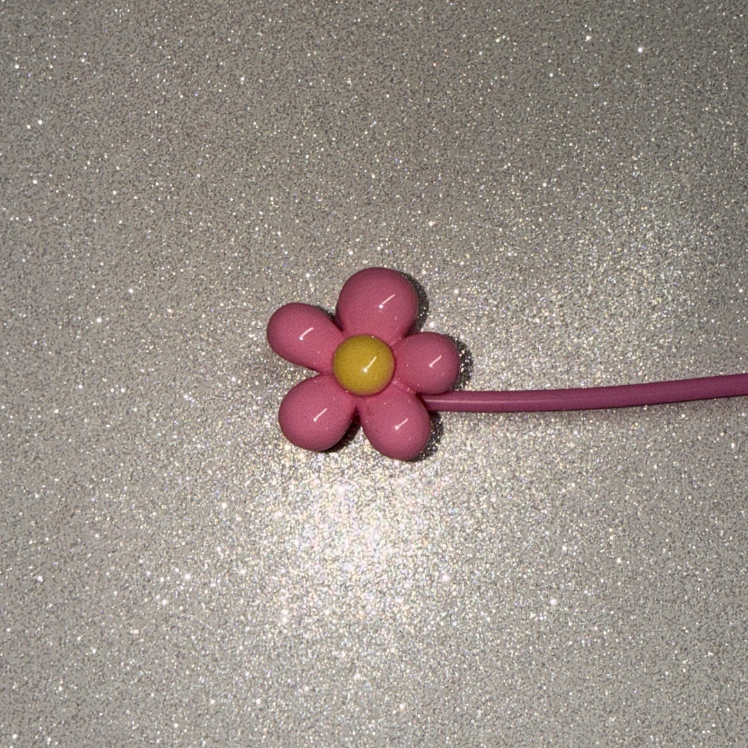 Flowers Heart Straw Cap Topper, for Stanley 20 30 or 40 oz Tumblers with 10 mm straw, unique minimalist gift accessories