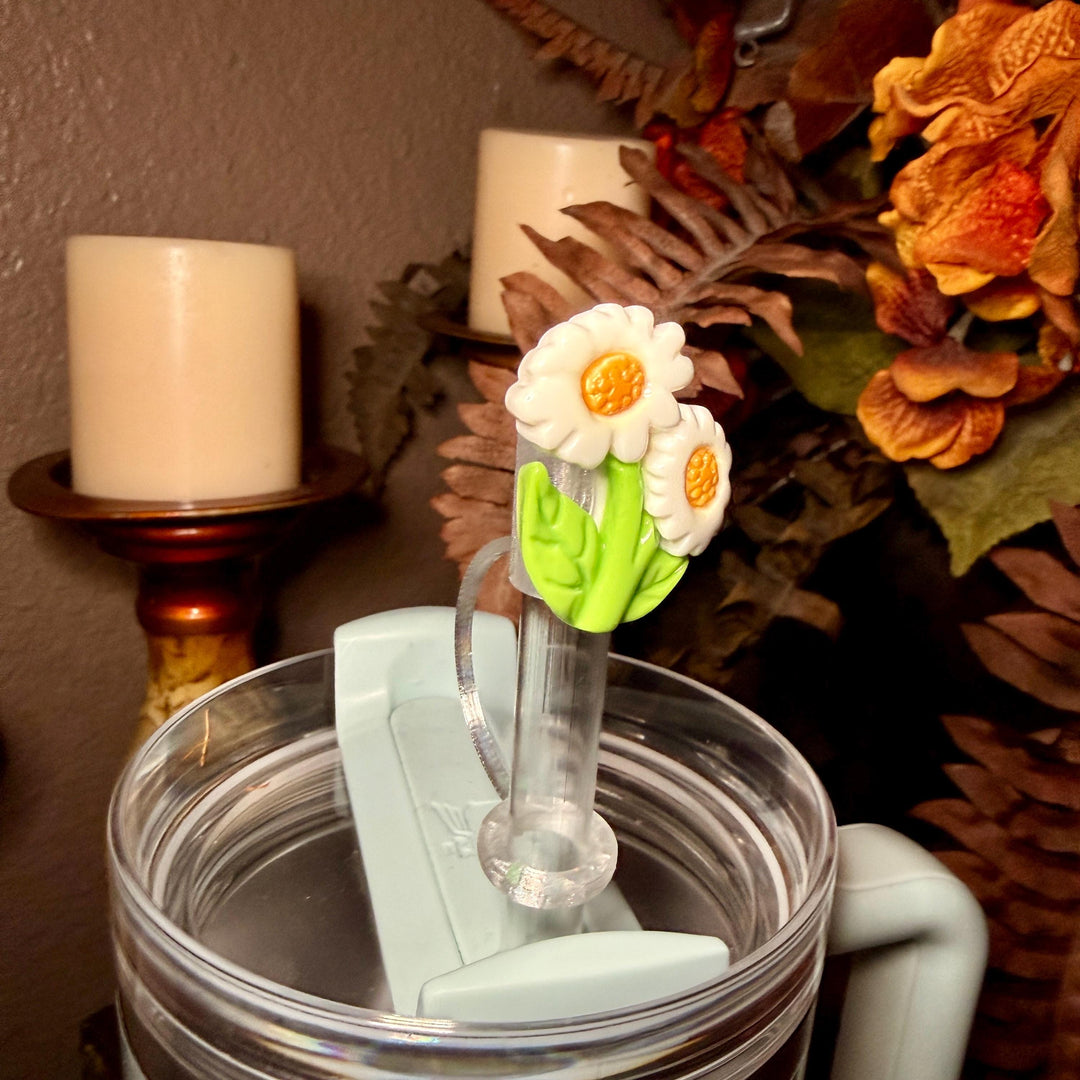 Princess Dress Glow in the Dark Tumbler Straw Topper Cap Cover, Fits Stanley and 10mm Straws