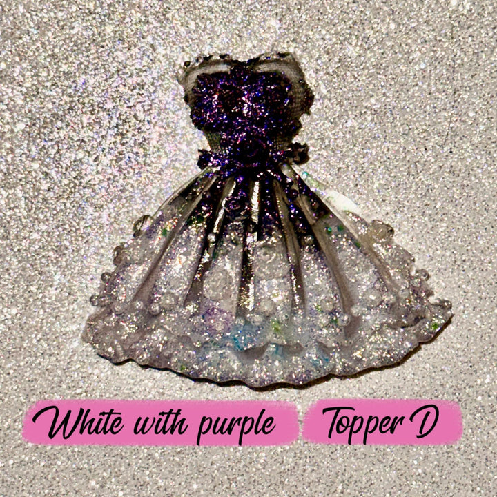 Princess Dress Glow in the Dark Tumbler Straw Topper Cap Cover, Fits Stanley and 10mm Straws