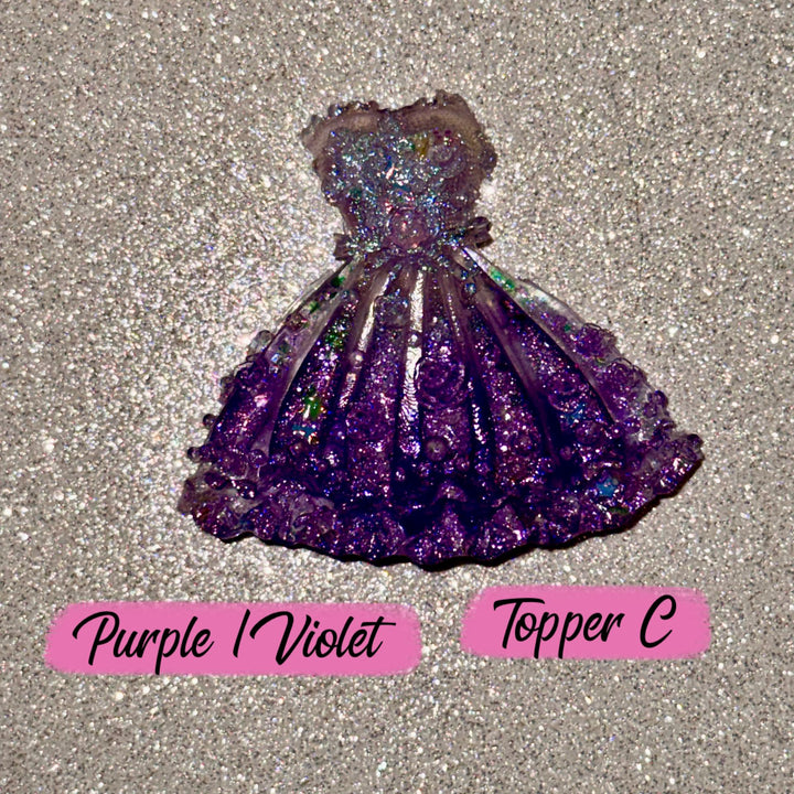 Princess Dress Glow in the Dark Tumbler Straw Topper Cap Cover, Fits Stanley and 10mm Straws