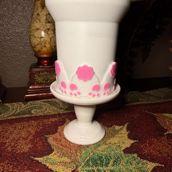 Easter Bunny Butt Tumbler Boot, Spring Cottontail, White Pink Pastel Easter Bunnies, Fit's Stanley and other Tumblers, Protective Sleeve