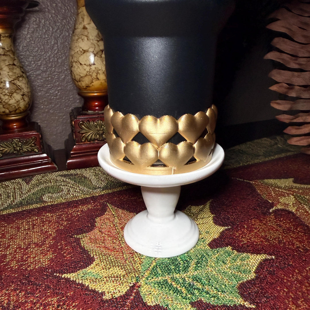 Puffy Heart Red Valentine Tumbler Boot and Topper, Fit’s 20 30 and 40 oz Stanley Tumblers and others, Quencher and Pro Tour, HOT SELLER