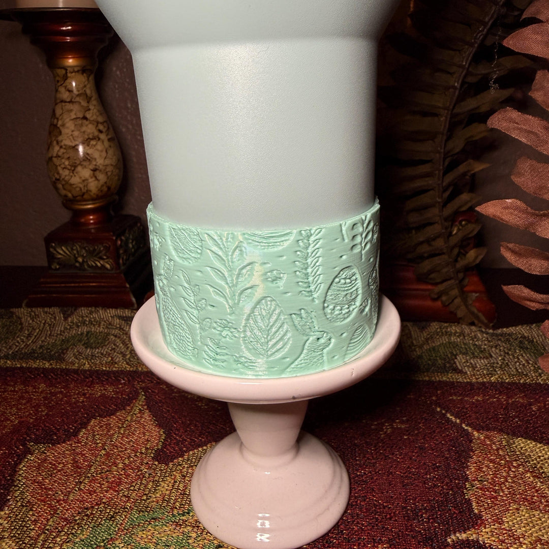 Easter Bunny Embossed Scene Tumbler Boot, Tumbler Boot Sleeve, Pastel Easter Bunnies Spring, Fit's Stanley Tumblers, Protective Sleeve
