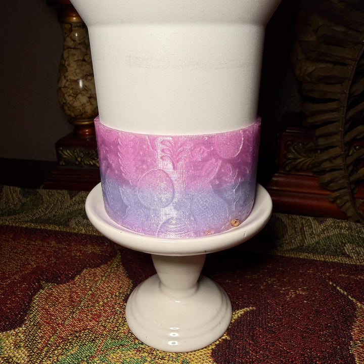 Easter Bunny Embossed Scene Tumbler Boot, Tumbler Boot Sleeve, Pastel Easter Bunnies Spring, Fit's Stanley Tumblers, Protective Sleeve