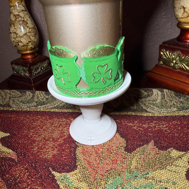 Pot of Gold Tumbler Boot, Cup Boot Sleeve, St Patrick’s Day Clover, Fit's Stanley Tumblers, Protective Sleeve