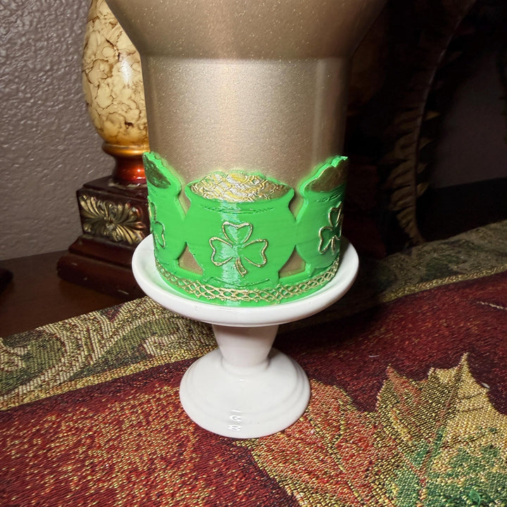 Pot of Gold Tumbler Boot, Cup Boot Sleeve, St Patrick’s Day Clover, Fit's Stanley Tumblers, Protective Sleeve