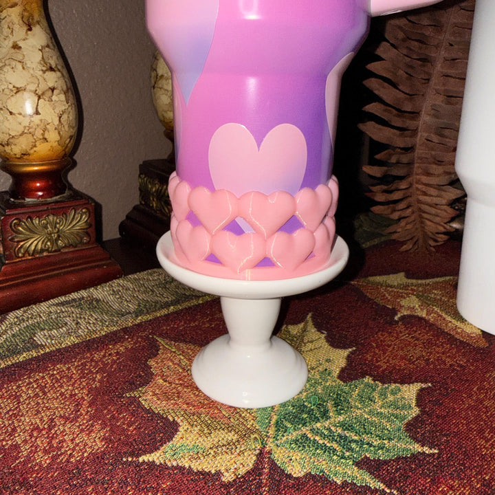 Puffy Heart Red Valentine Tumbler Boot and Topper, Fit’s 20 30 and 40 oz Stanley Tumblers and others, Quencher and Pro Tour, HOT SELLER