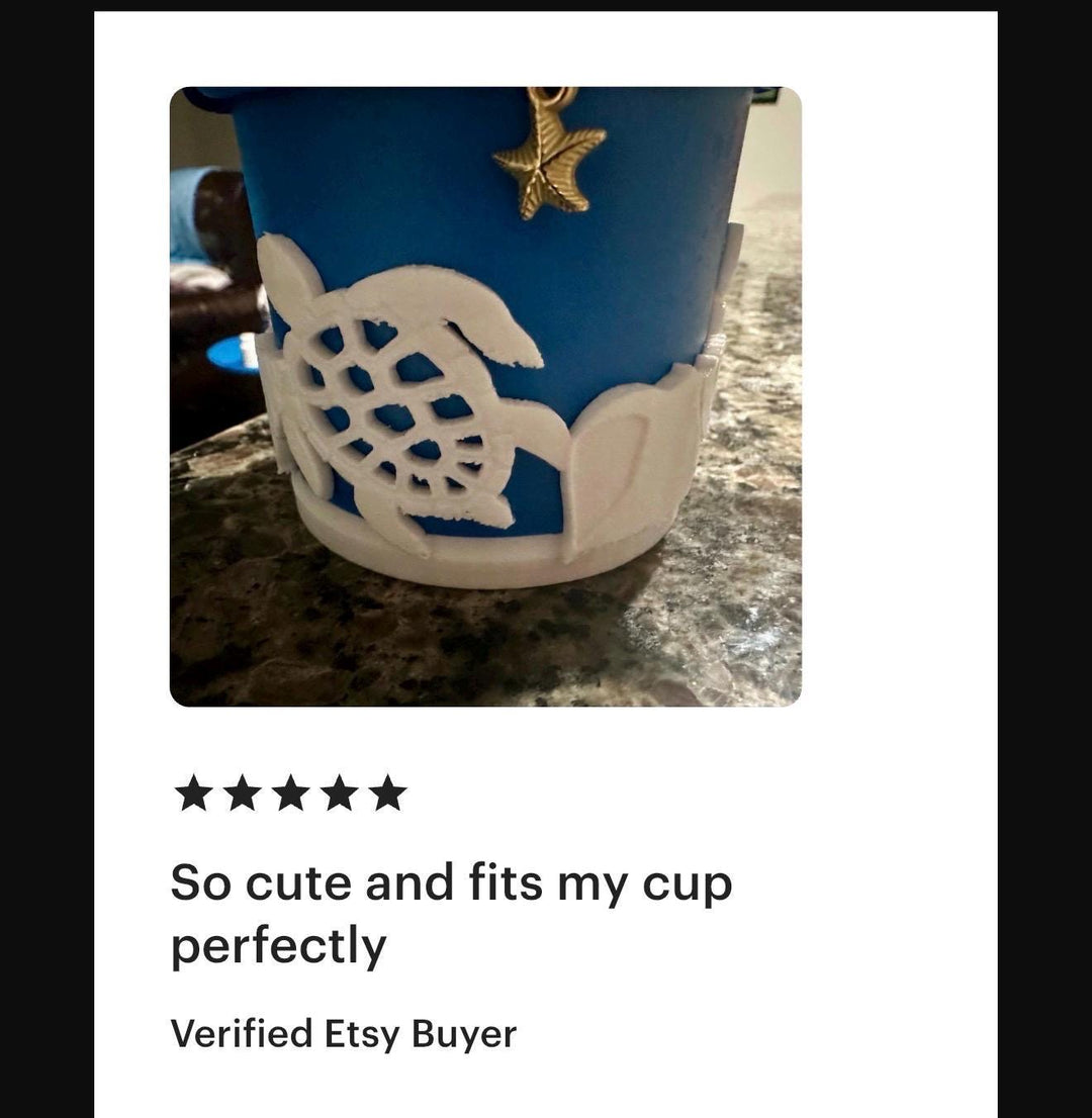 Adorable Turtle Tumbler Boot, Tumbler Boot Sleeve, Spring Summer, Fit's Stanley HydroJug Tumblers, Protective Sleeve