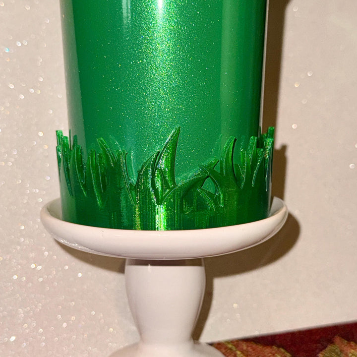Green Grass Tumbler Boot, Tumbler Boot Sleeve, Easter Floral Spring, Fit's Stanley Tumblers and more, Protective Sleeve