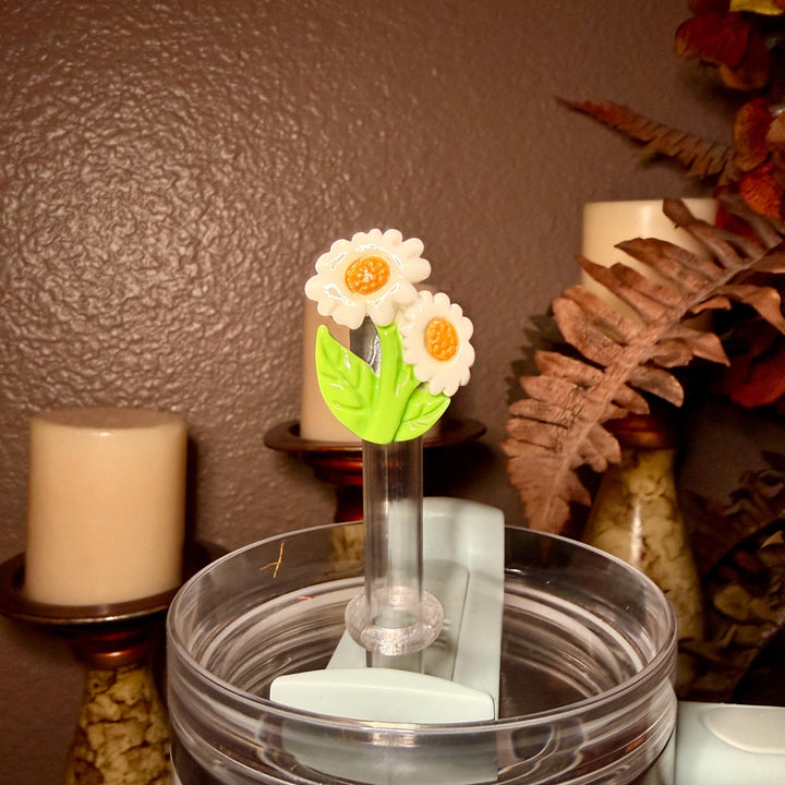Princess Dress Glow in the Dark Tumbler Straw Topper Cap Cover, Fits Stanley and 10mm Straws