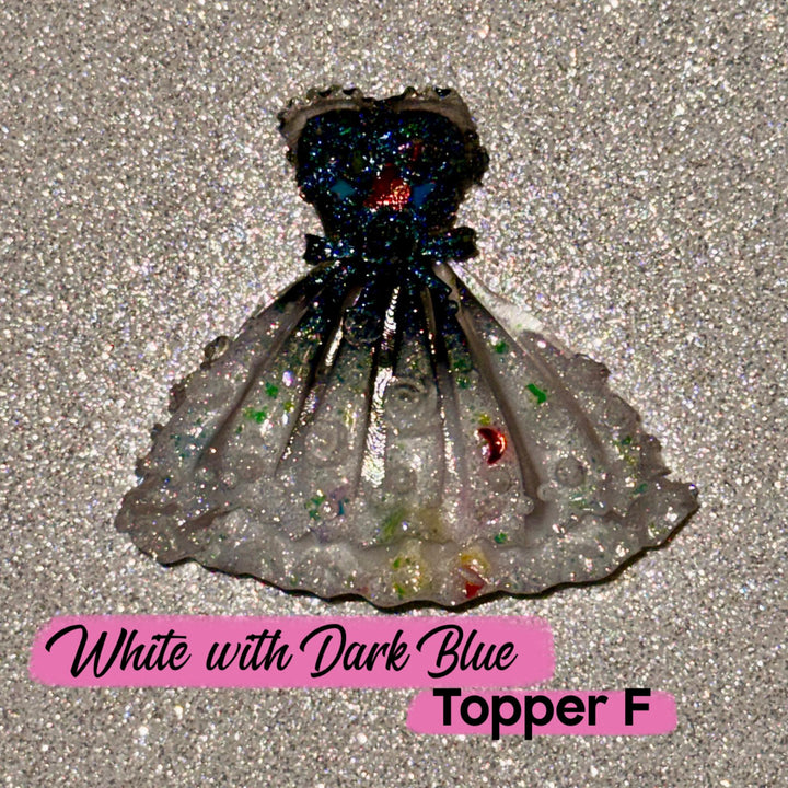 Princess Dress Glow in the Dark Tumbler Straw Topper Cap Cover, Fits Stanley and 10mm Straws