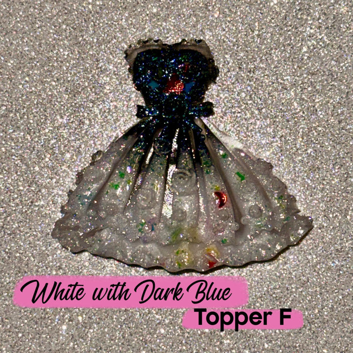 Princess Dress Glow in the Dark Tumbler Straw Topper Cap Cover, Fits Stanley and 10mm Straws
