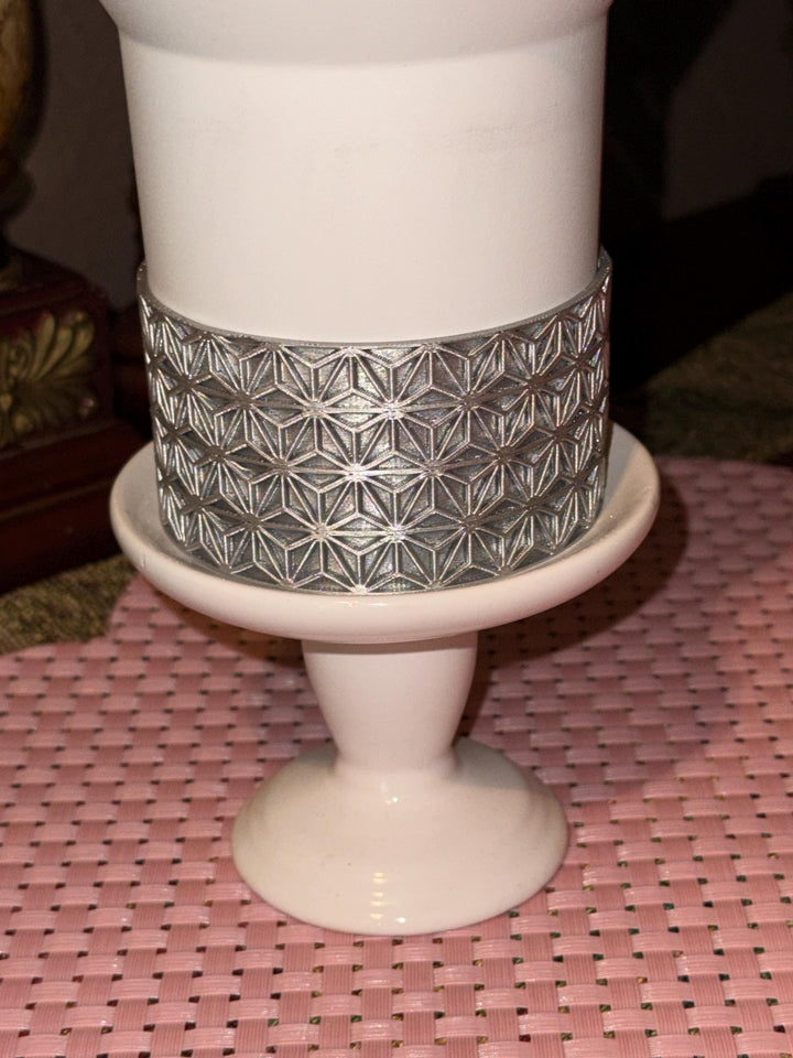 Silver Deco Tumbler Boot, Shimmery Stylish Sleeve, Holiday Collection, Fits Stanley, Simple Modern, Brumate, Owala, Meoky, Coldest