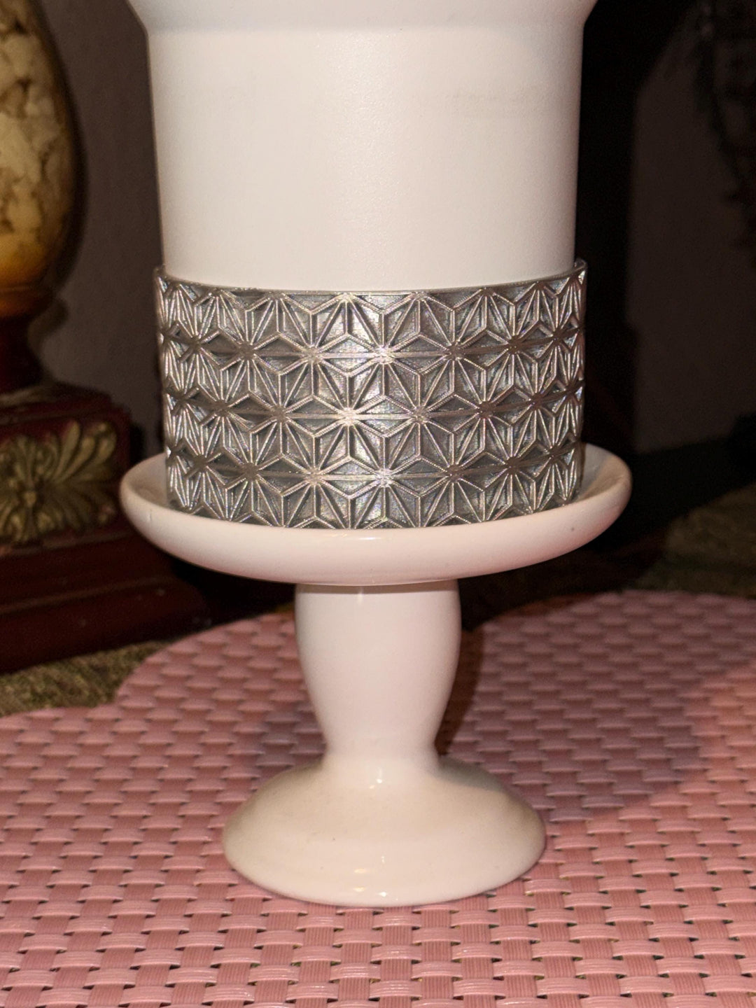 Silver Deco Tumbler Boot, Shimmery Stylish Sleeve, Holiday Collection, Fits Stanley, Simple Modern, Brumate, Owala, Meoky, Coldest