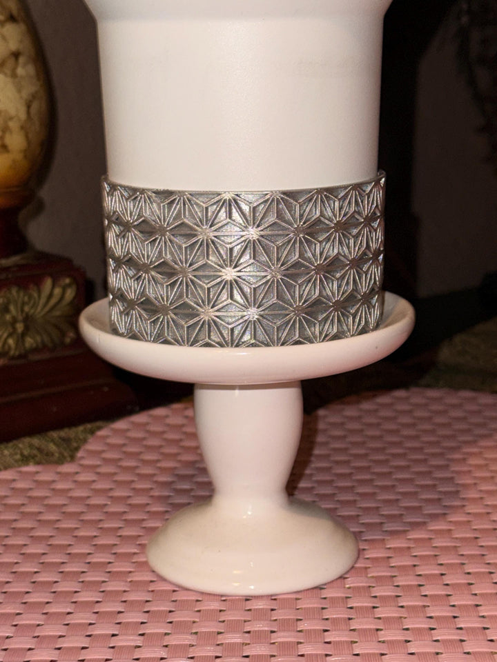 Silver Deco Tumbler Boot, Shimmery Stylish Sleeve, Holiday Collection, Fits Stanley, Simple Modern, Brumate, Owala, Meoky, Coldest