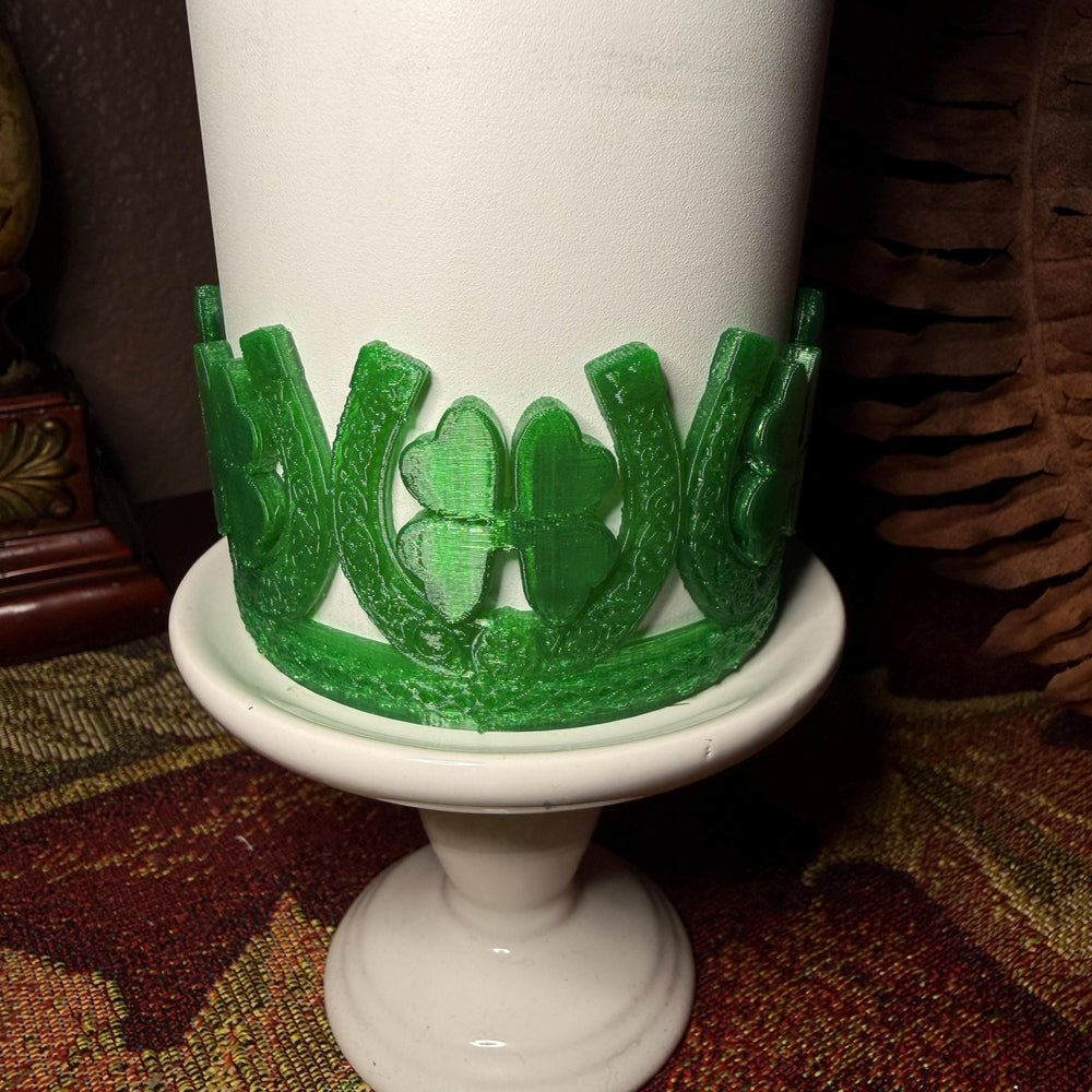 Green Clover Horseshoe Shamrock Tumbler Boot, Cup Boot Sleeve, St Patrick’s Day Clover, Fit's Stanley Tumblers, Protective Sleeve