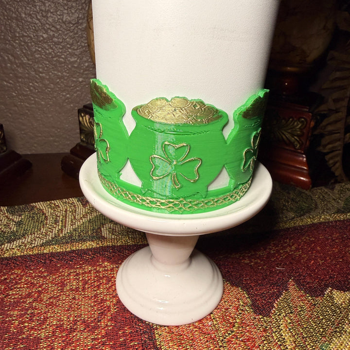 Pot of Gold Tumbler Boot, Cup Boot Sleeve, St Patrick’s Day Clover, Fit's Stanley Tumblers, Protective Sleeve