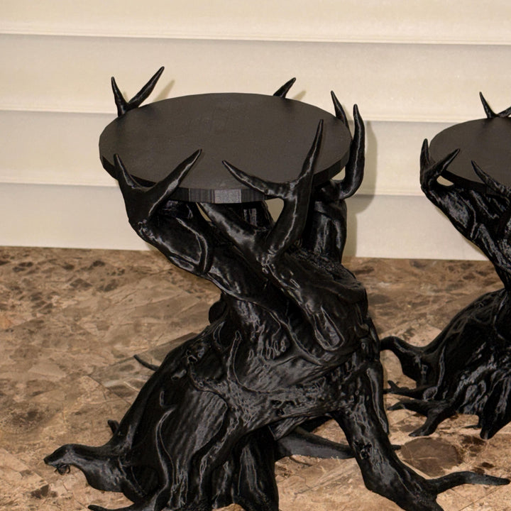 Spooky Wicked Creepy Dead Tree Candle Holders, Halloween Home Decor, Black Gothic Decor, shipping included in price