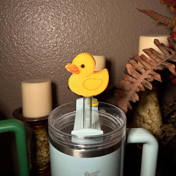 Duck Straw Cap Topper, for Stanley 20 30 or 40 oz Tumblers with 10 mm straw, unique minimalist gift