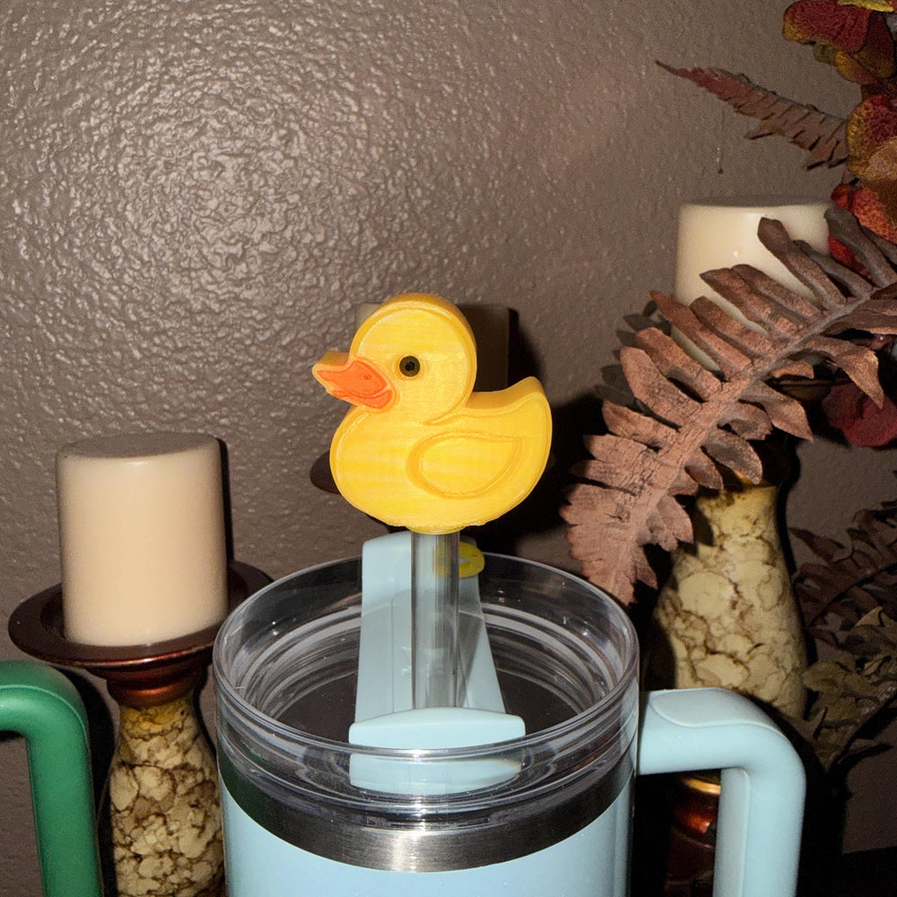 Duck Straw Cap Topper, for Stanley 20 30 or 40 oz Tumblers with 10 mm straw, unique minimalist gift