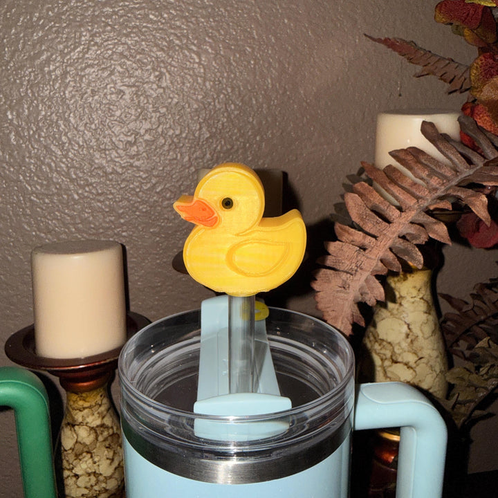 Duck Straw Cap Topper, for Stanley 20 30 or 40 oz Tumblers with 10 mm straw, unique minimalist gift