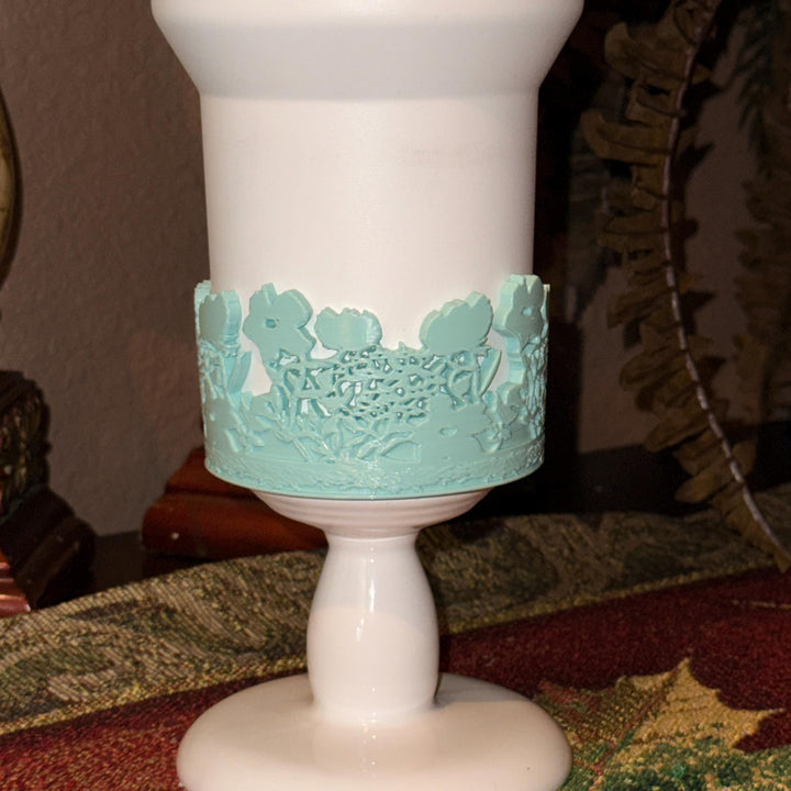 Sage Green Spring Blossoms Tumbler Accessories, Lid Topper, Boot, halo, staw topper, For 20 30 or 40 oz Stanley Tumblers, Mothers Day Gift