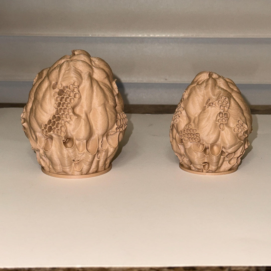Realistic 3D Printed Wasp Nest Decoy for Outdoor Wasp Control, Weather‑Resistant PLA Nest with 3M Mounting Tape included