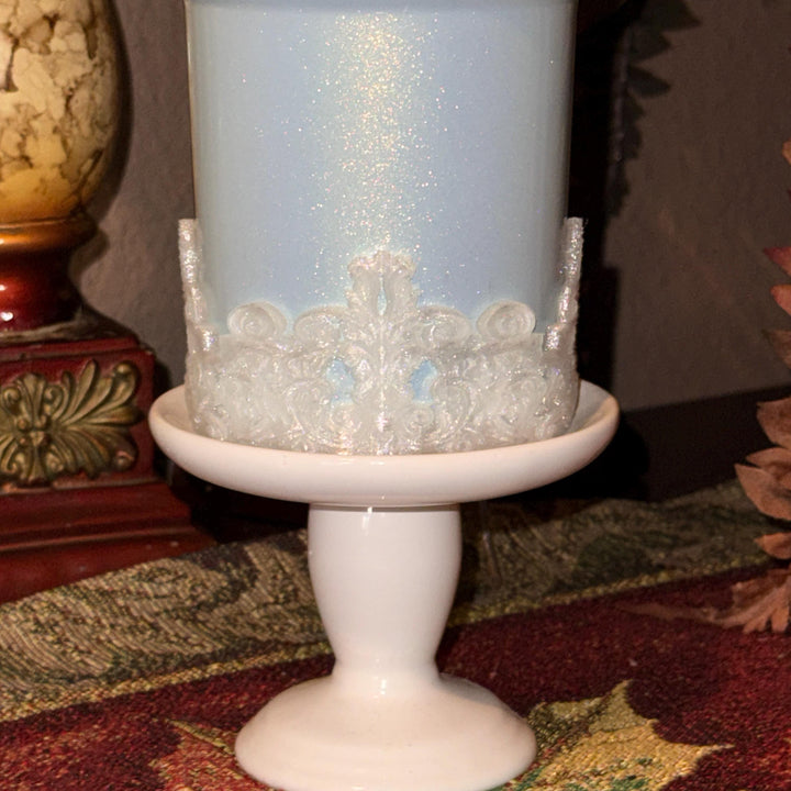 NEW Scroll Fancy Lace Damask Gold or Silver Tumbler Boot Halo Accessory Collection for tumblers, Stanley accessories