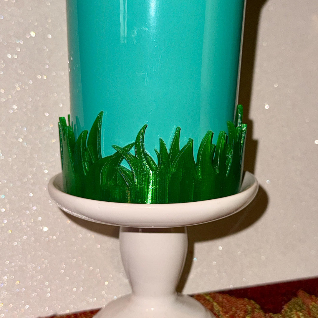 Green Grass Tumbler Boot, Tumbler Boot Sleeve, Easter Floral Spring, Fit's Stanley Tumblers and more, Protective Sleeve