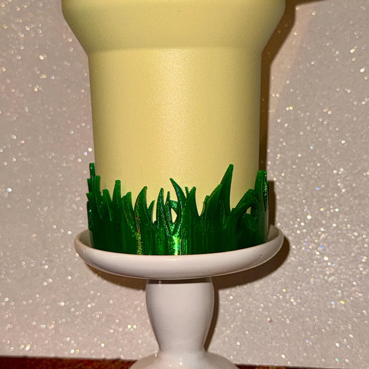 Green Grass Tumbler Boot, Tumbler Boot Sleeve, Easter Floral Spring, Fit's Stanley Tumblers and more, Protective Sleeve