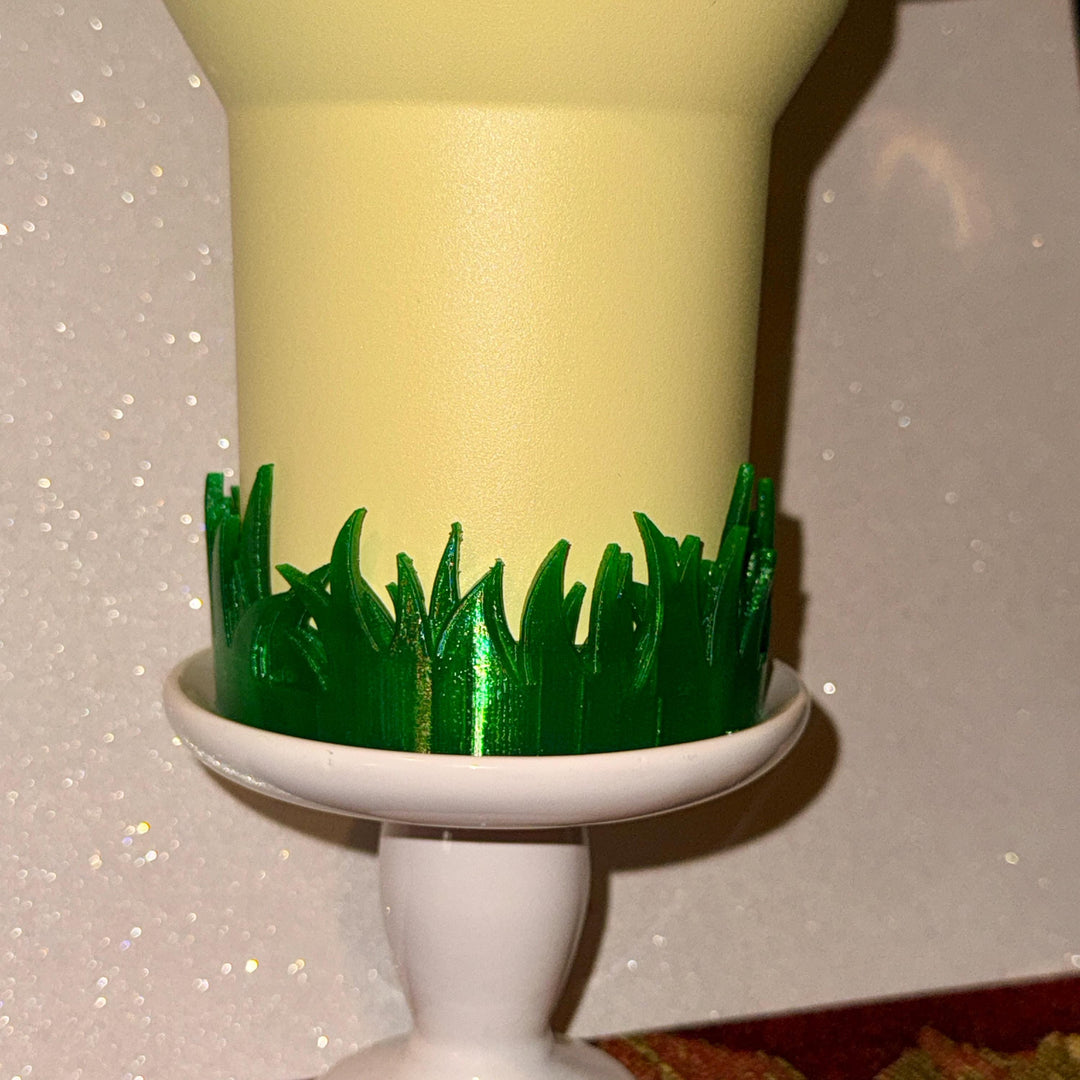 Green Grass Tumbler Boot, Tumbler Boot Sleeve, Easter Floral Spring, Fit's Stanley Tumblers and more, Protective Sleeve