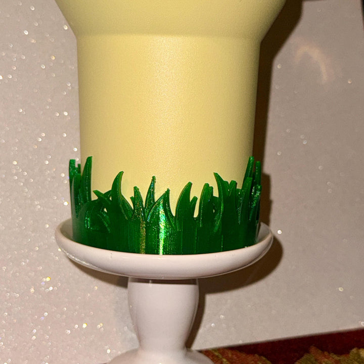 Green Grass Tumbler Boot, Tumbler Boot Sleeve, Easter Floral Spring, Fit's Stanley Tumblers and more, Protective Sleeve