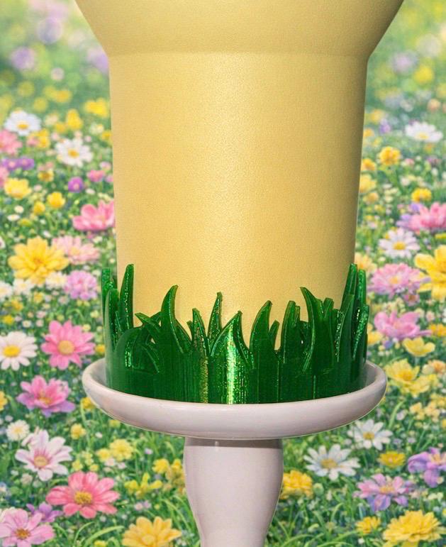 Green Grass Tumbler Boot, Tumbler Boot Sleeve, Easter Floral Spring, Fit's Stanley Tumblers and more, Protective Sleeve