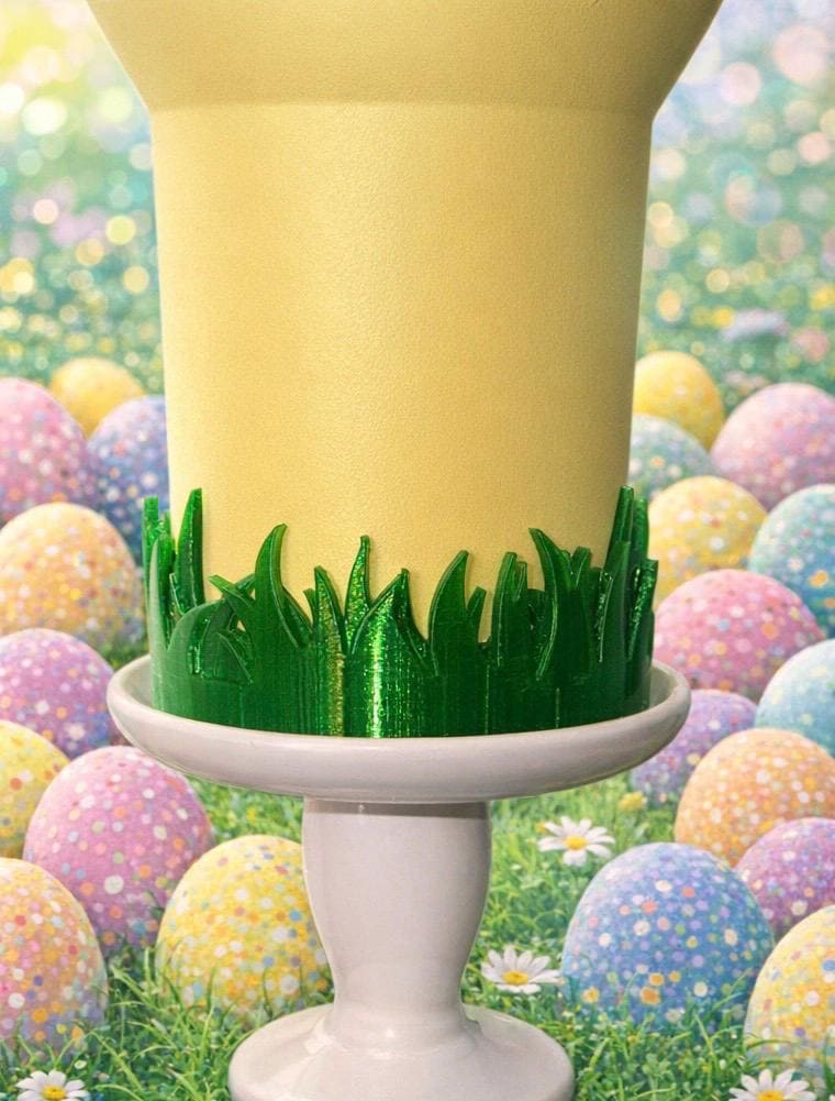 Green Grass Tumbler Boot, Tumbler Boot Sleeve, Easter Floral Spring, Fit's Stanley Tumblers and more, Protective Sleeve