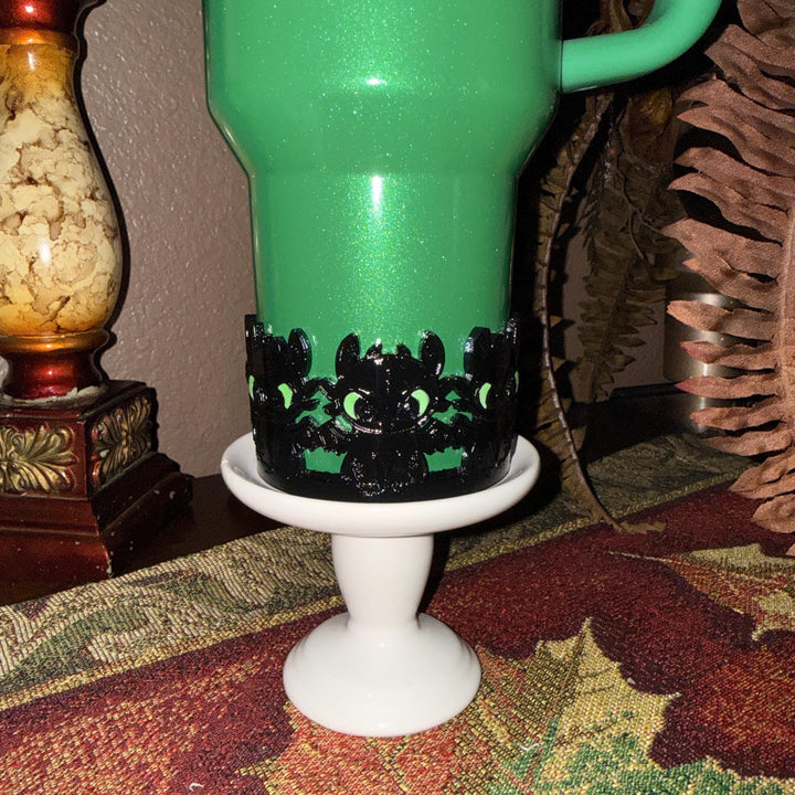 Dragon Tumbler Boot, white or black, fits your Stanley Coldest Hydrojug Tumblers, Unique Gift