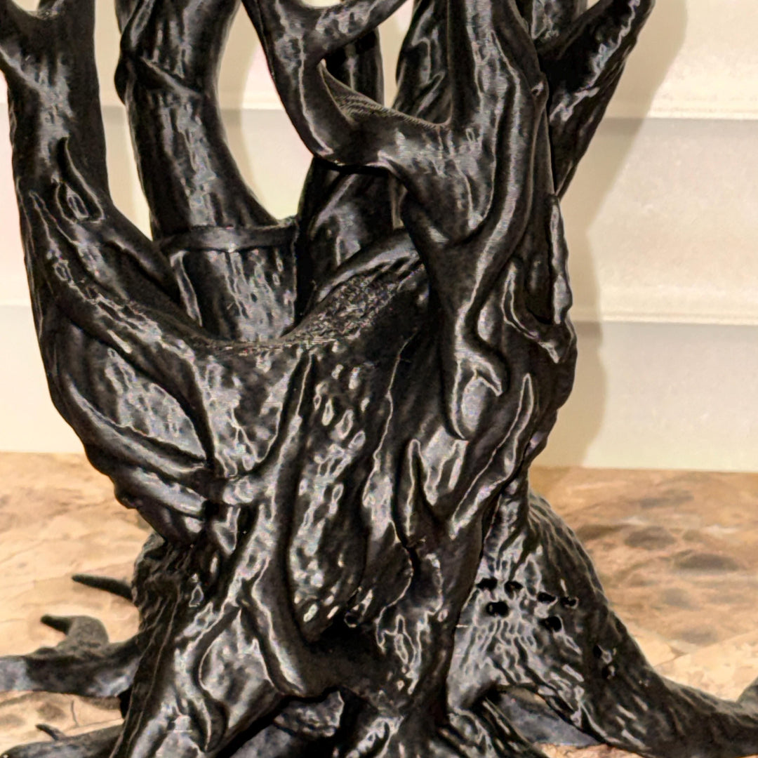 Spooky Wicked Creepy Dead Tree Candle Holders, Halloween Home Decor, Black Gothic Decor, shipping included in price