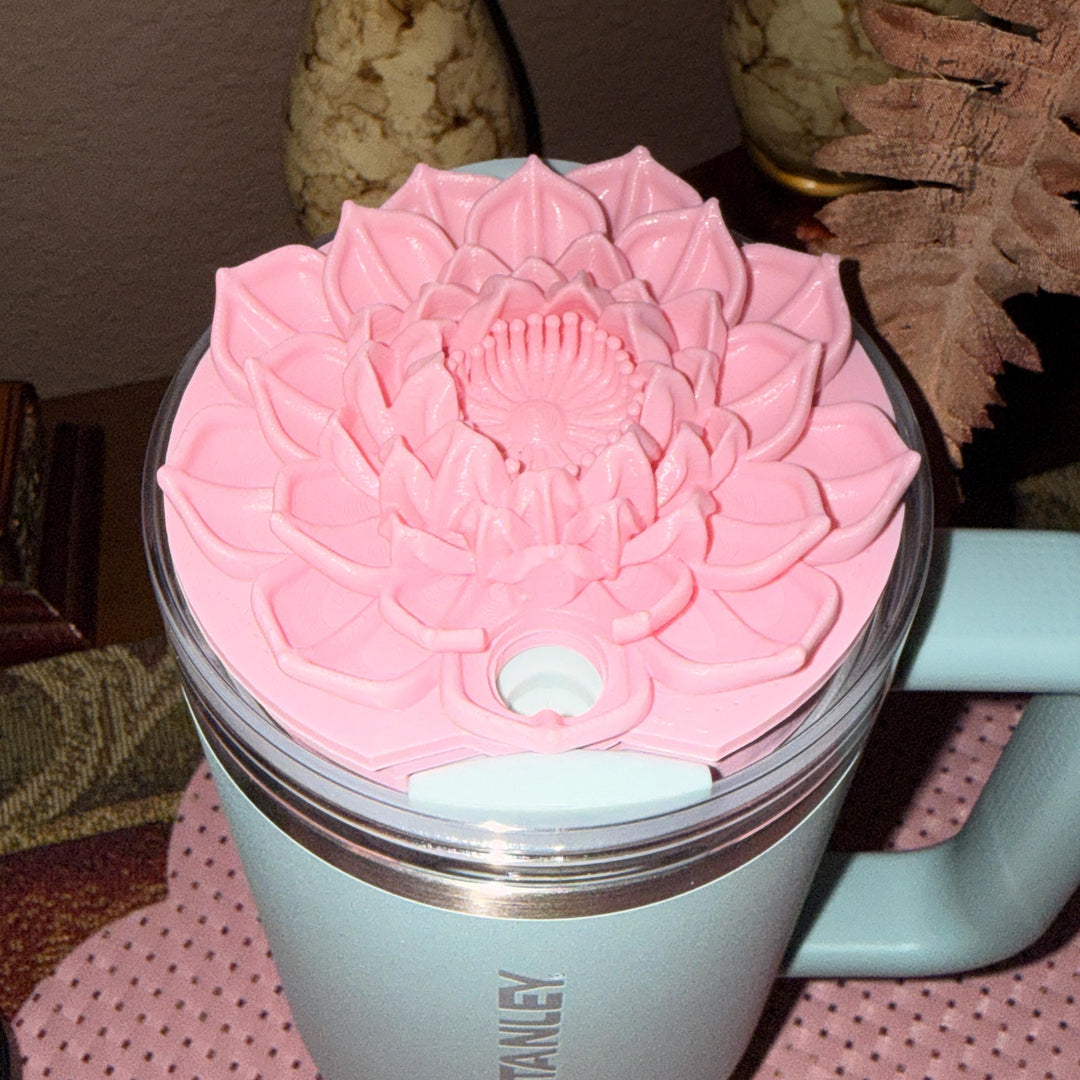 Pink Spring Blossoms Tumbler Accessories, Lid Topper, Boot, halo, or staw topper, For 20 30 or 40 oz Stanley Tumblers, Mothers Day Gift