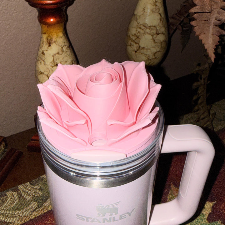 Pink Spring Blossoms Tumbler Accessories, Lid Topper, Boot, halo, or staw topper, For 20 30 or 40 oz Stanley Tumblers, Mothers Day Gift