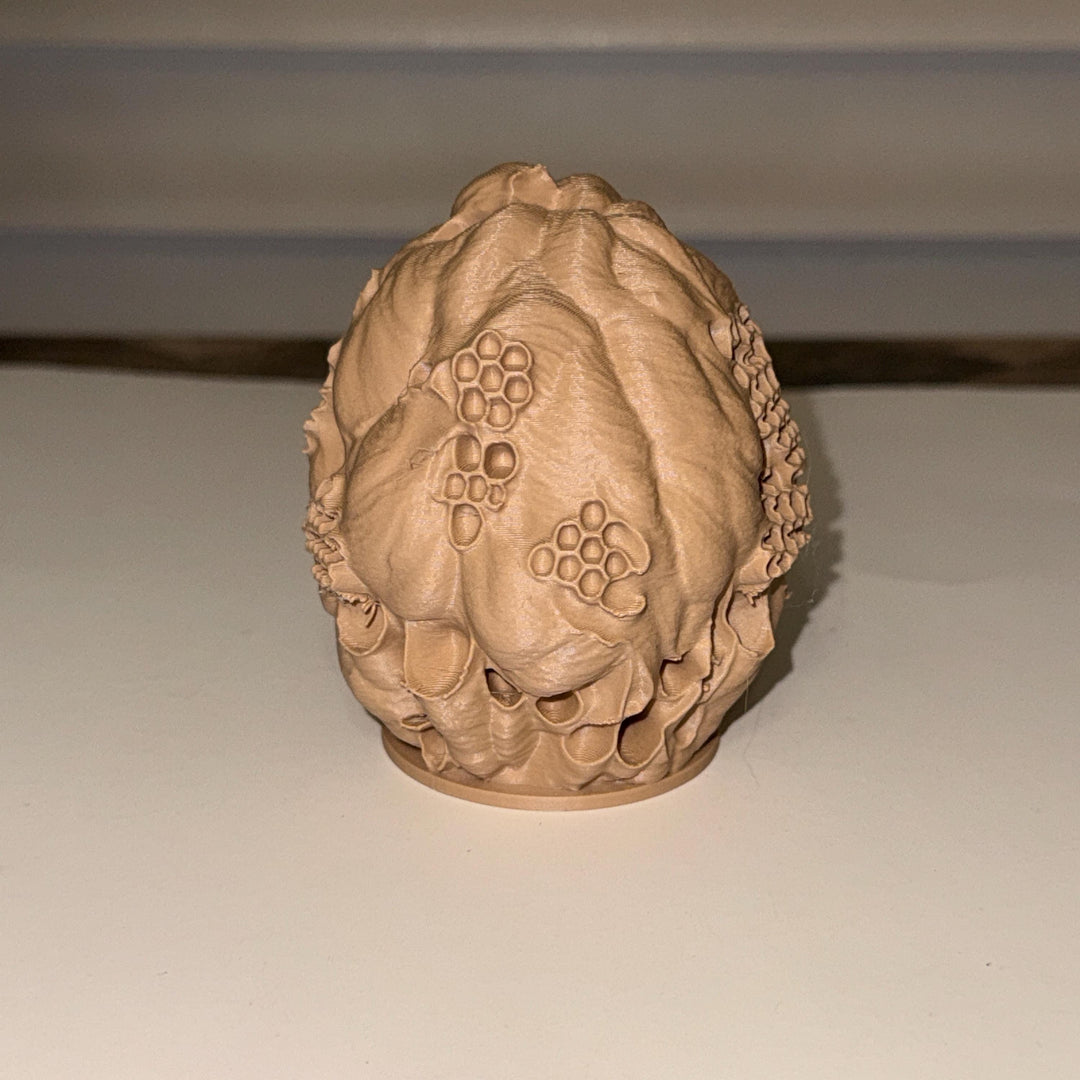 Realistic 3D Printed Wasp Nest Decoy for Outdoor Wasp Control, Weather‑Resistant PLA Nest with 3M Mounting Tape included