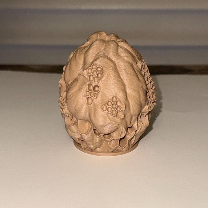 Realistic 3D Printed Wasp Nest Decoy for Outdoor Wasp Control, Weather‑Resistant PLA Nest with 3M Mounting Tape included